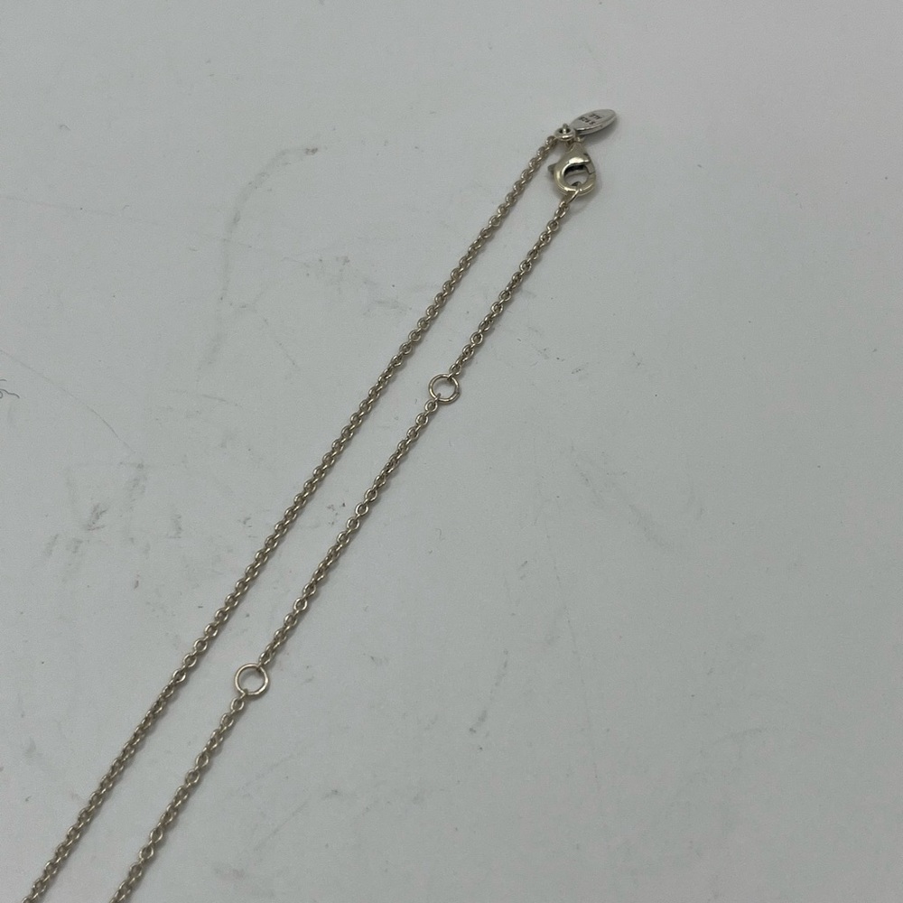 Pandora Sterling Jewelry Suite. Earrings, Necklace and Ring. Cz. - Picture 9 of 9